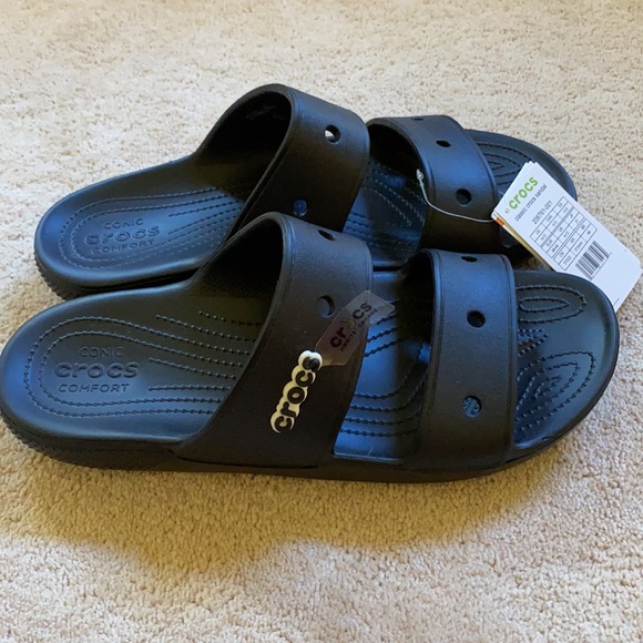 NWOT Black Classic Croc Sandal main image 5